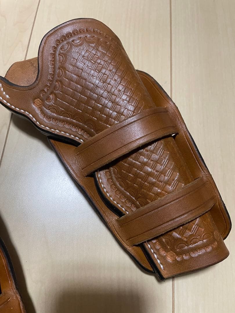 コルトSAA用レザー製ホルスター 2丁用 - メルカリ