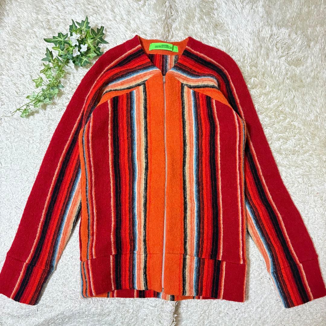 美品　ZUCCa/ズッカ ウール　ニット　ジャケット　レディースM ヴィンテージ