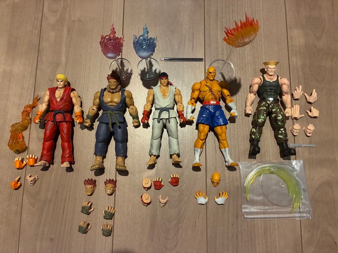 S.H.Figuarts ストリートファイターシリーズ　5体セット