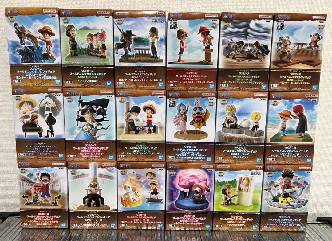 ワンピース ワールドコレクタブルフィギュア ログストーリーズ 18種セット