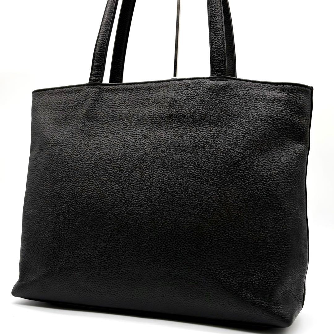 【極美品】ハッシュタグ トートバッグ レザー 肩掛け A4可 ブラック