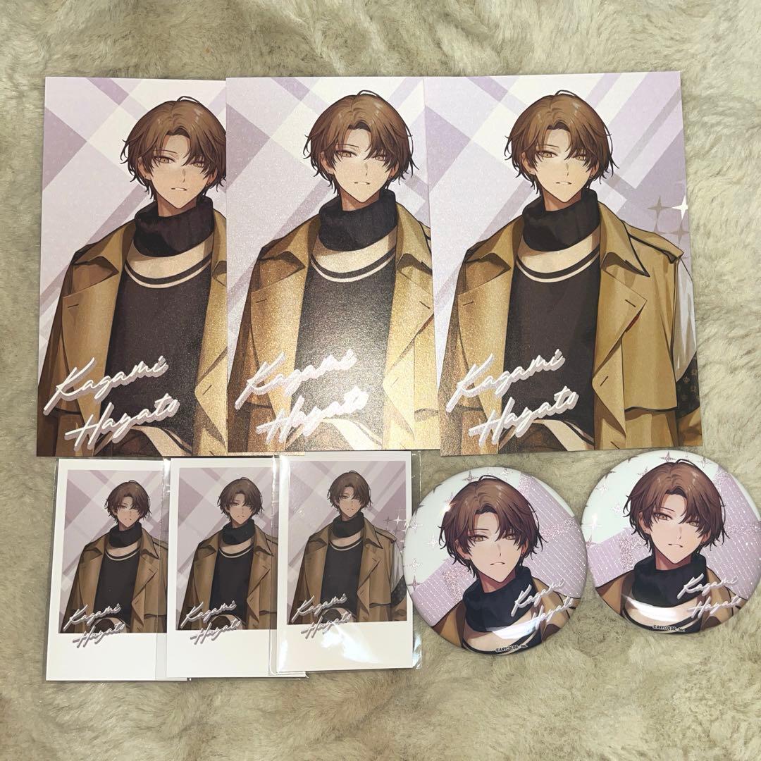 【新品】中国淘宝網 加賀美ハヤト ダブルイレブングッズ缶バッジ チェキ特典ポスカ 加賀美ハヤト | STORES