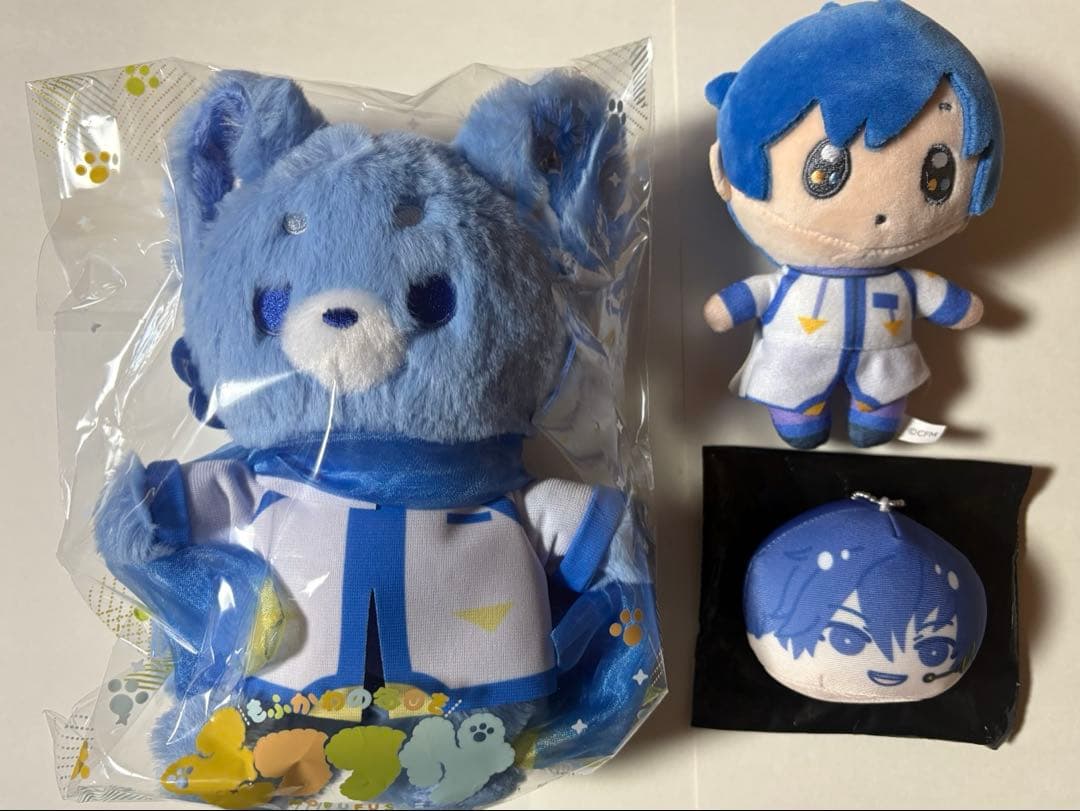 KAITO モフフサ おまんじゅう ぬいぐるみ ピアプロキャラクターズ 初音ミク モフフサ ぬいぐるみ KAITO - メルカリ