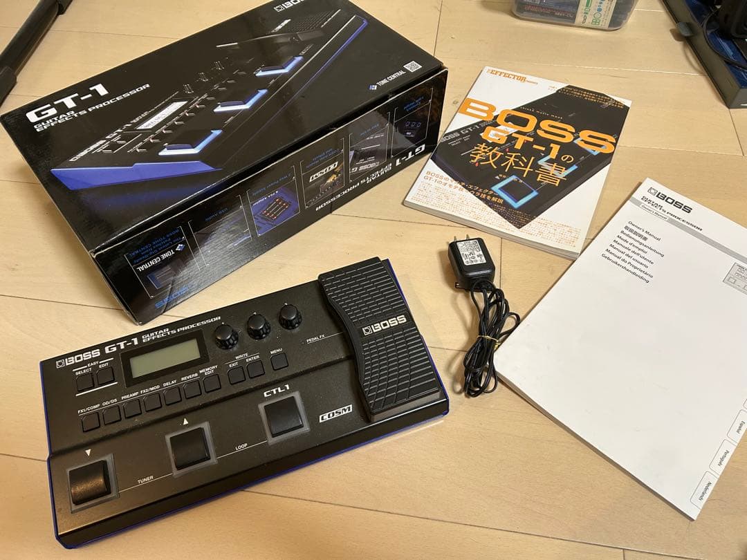 メ*ニ様 BOSS GT-1 電源、外箱、取説、GT-1の教科書セット 本レビュー】BOSS GT-1の教科書