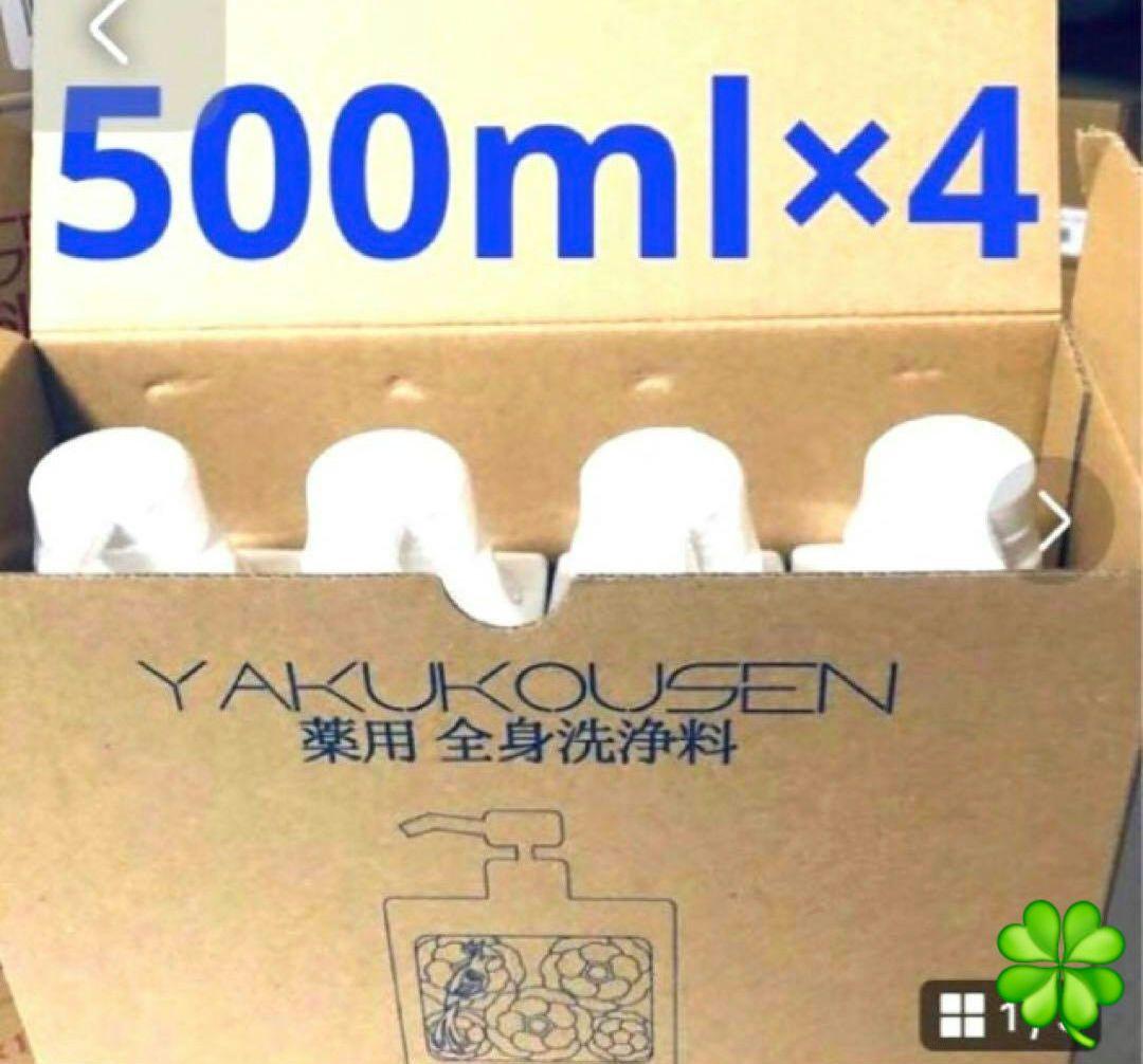 薬酵泉 新全身洗浄料500ml ×4本