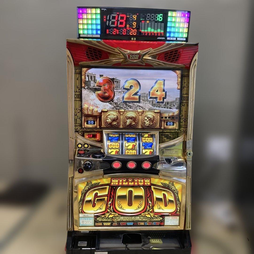 ❗️ミリオンゴッド～神々の系譜 ❗️フルセットデータカウンター、不要機付❗️