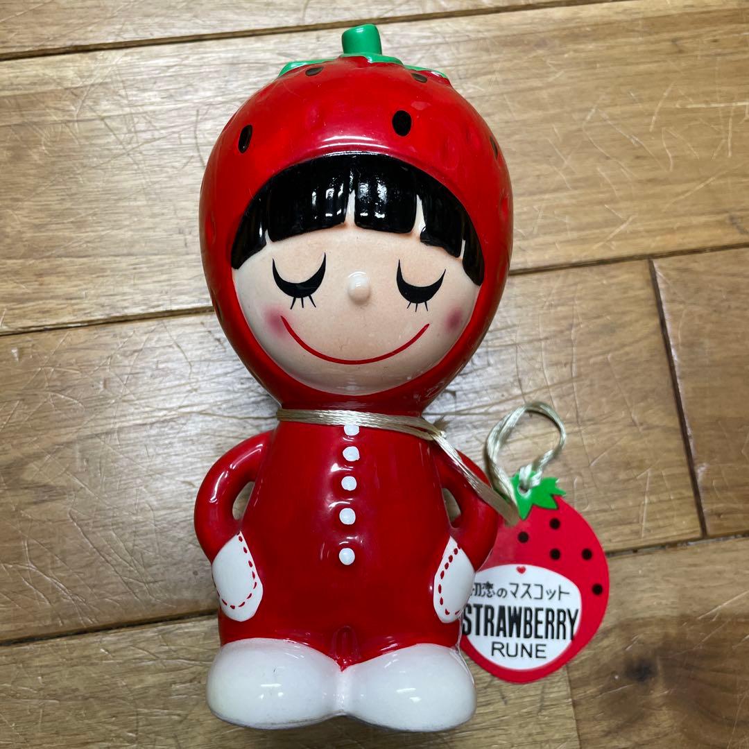 内藤ルネ いちごちゃん 貯金箱 置物 レトロ 最安値 内藤ルネ貯金箱レトロ - メルカリ