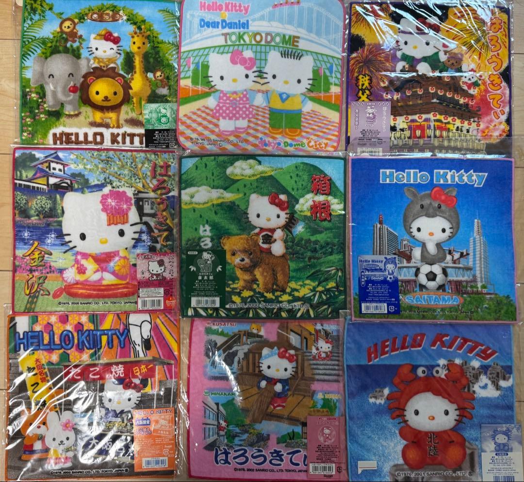 ご当地キティ プチタオル 37種類 セット 激レア品