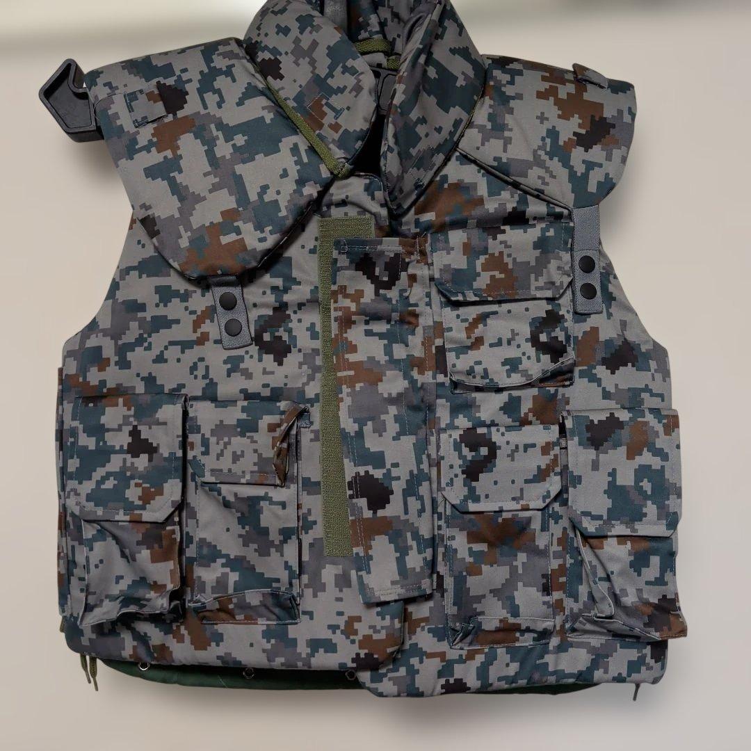 防弾チョッキ1型 ソフトアーマー付ボディアーマー デジタル迷彩 空自迷彩