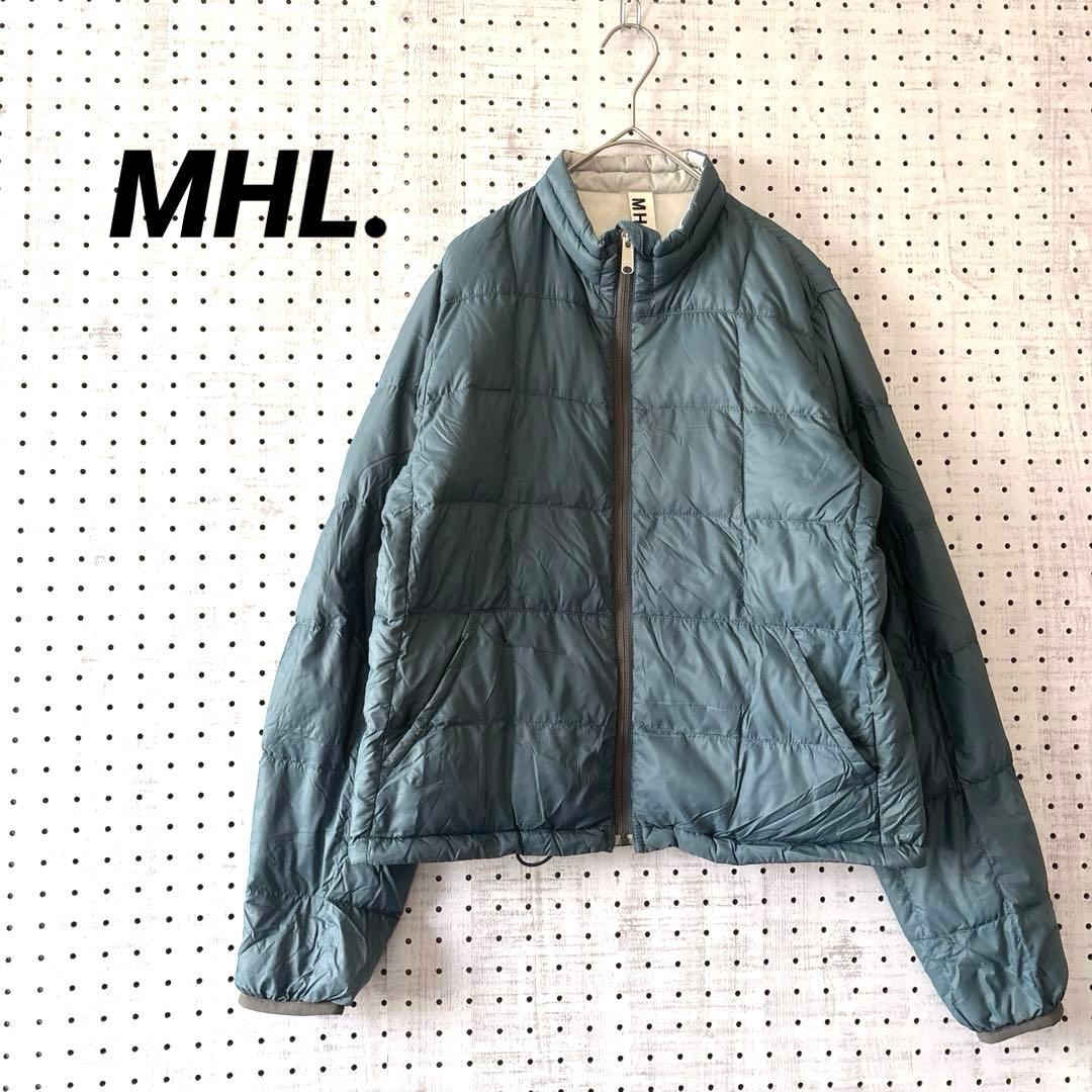 マーガレットハウエル ダウンジャケット スタンドカラー （II）ショート丈 MARGARET HOWELL（マーガレットハウエル）の「BERGTECH / NYLON POPLIN