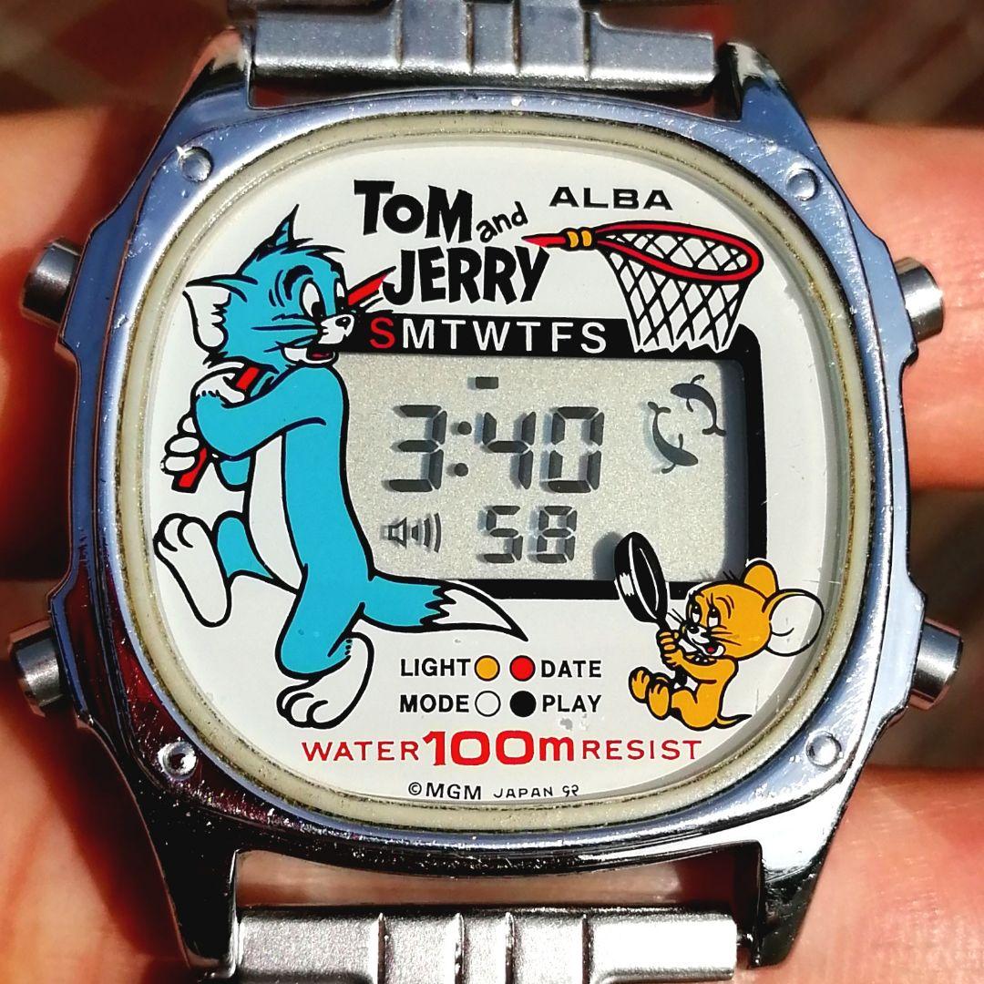 80年代ゲーム・ウォッチ】セイコーアルバ アニメタイム トム＆ジェリー