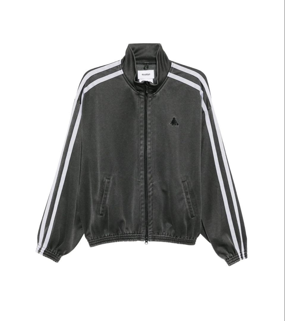 Doublet トラックジャケット　FADED TRACK JACKET FADED BLACK TRACK JACKET-フェイデッドブラックトラックジャケット