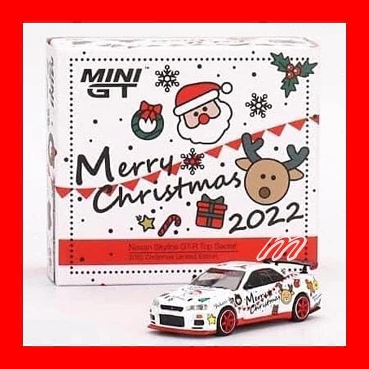 ⭐️MINI GT 日産 スカイライン GT-R R34 2022 クリスマス