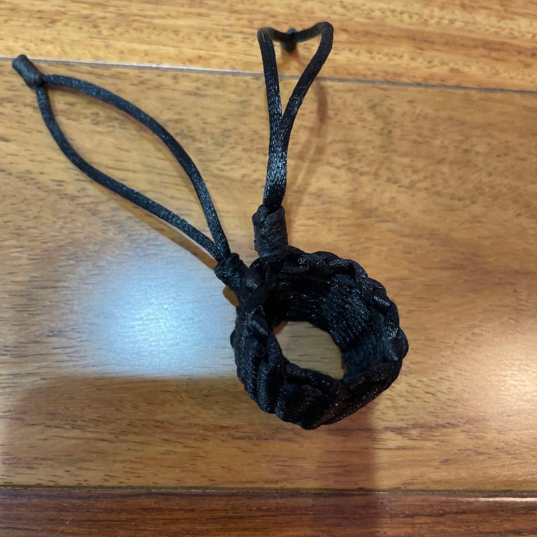 黒 バンブーソプラノサックスリガチャー