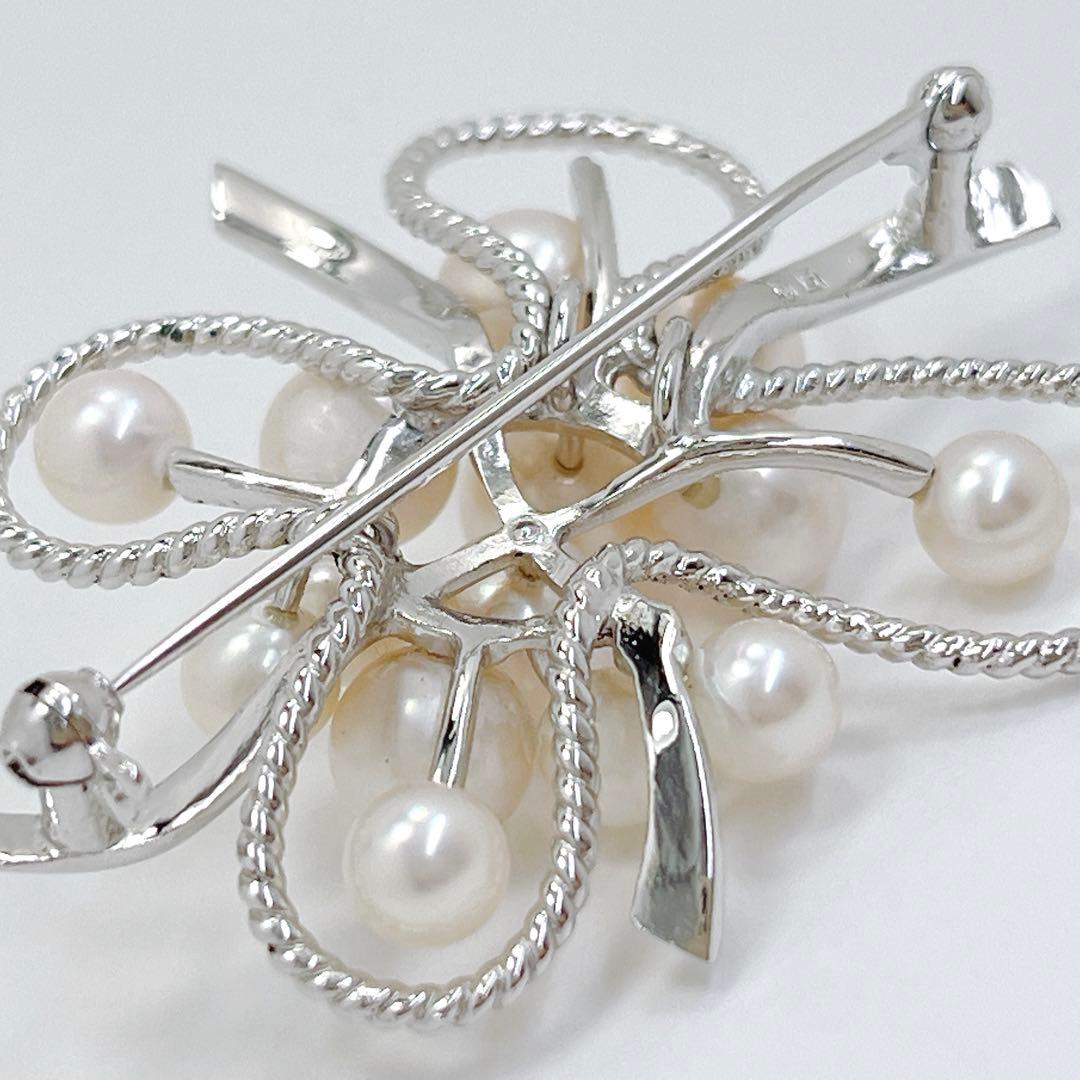 極美品✨MIKIMOTO ミキモト アコヤパール ブローチ コサージュ