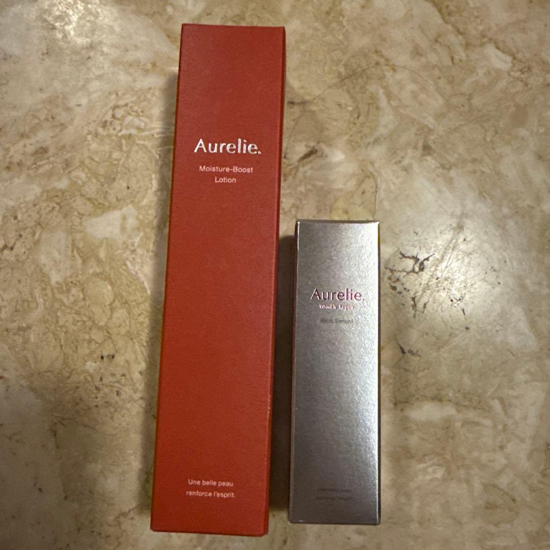Aurelieモイスチャーブーストローション＆リッチセラムセットオレリー　新品
