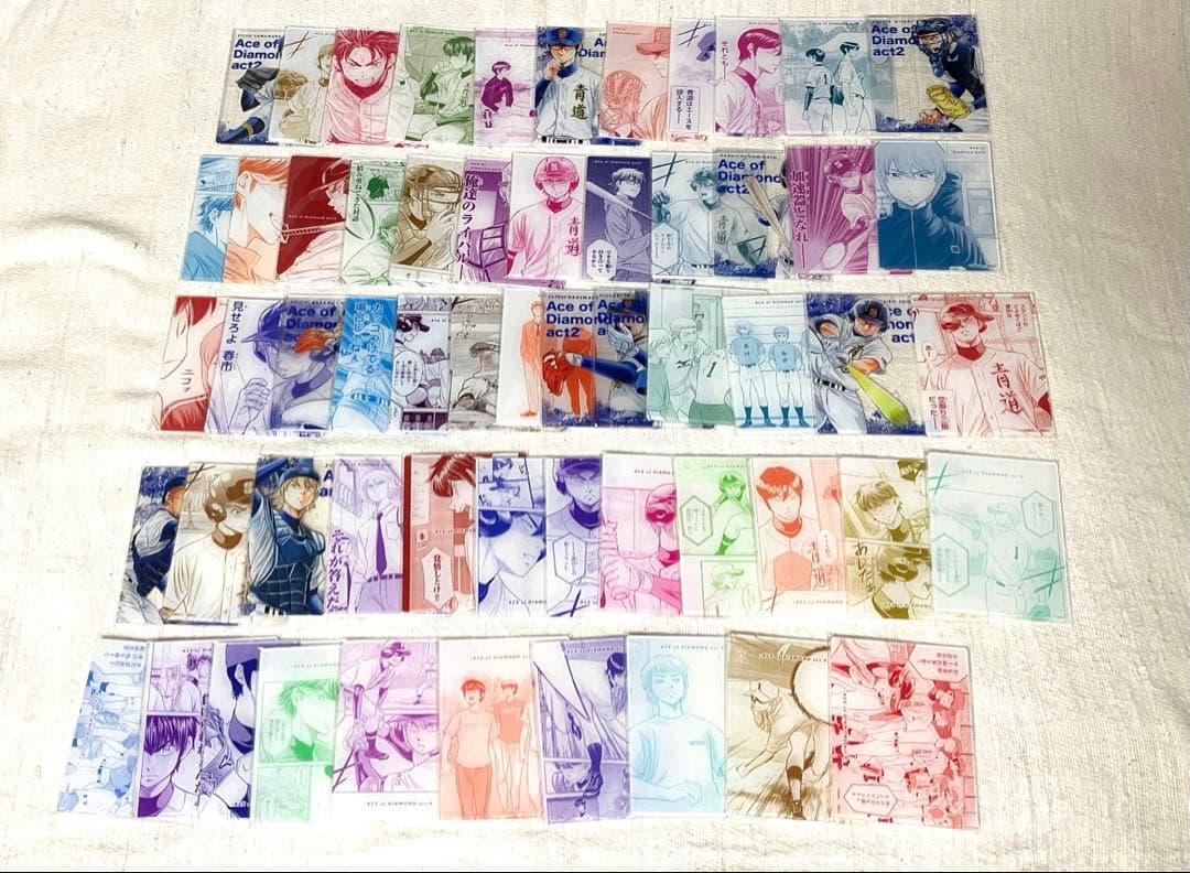ダイヤのA アクリルカード 58枚まとめ売り