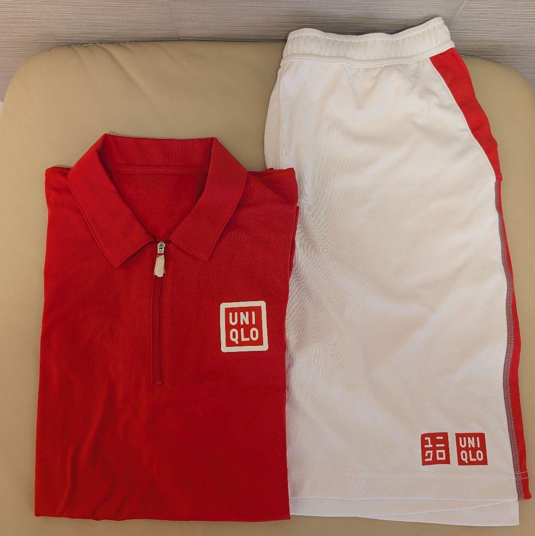 錦織圭 ユニクロ UNIQLO テニス ポロシャツM ショートパンツM セット