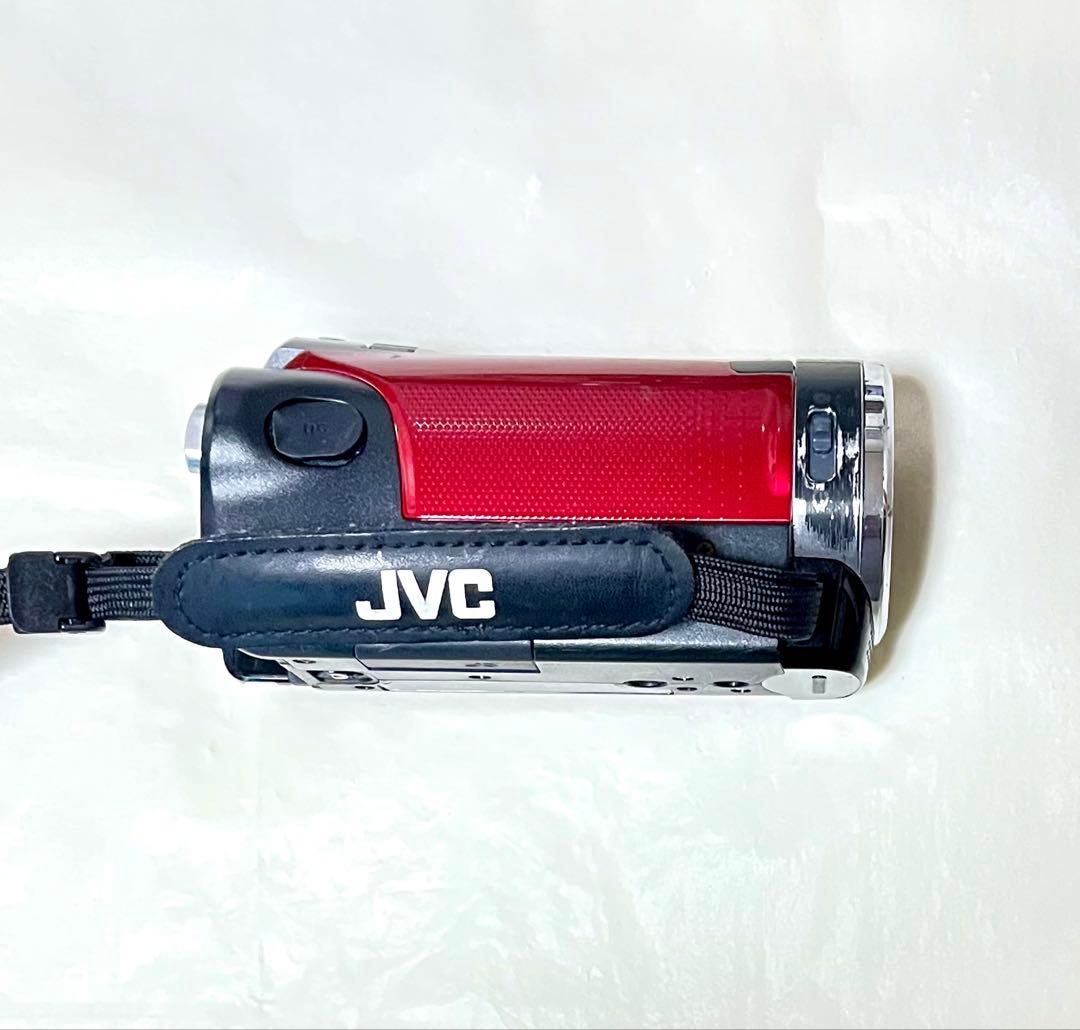 JVC Everio FULL HD ビデオカメラ レッド GZ-E880-R - メルカリ