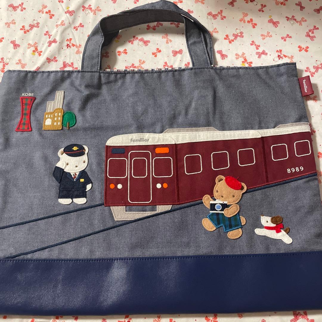 ファミリア 阪急電車コラボ レッスンバッグ - メルカリ