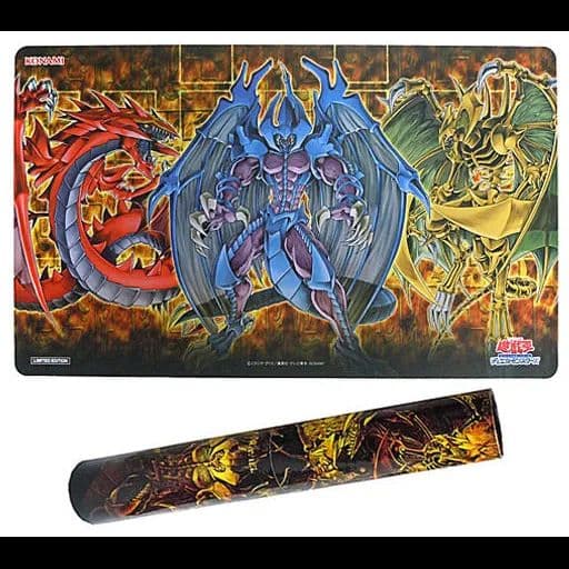 遊戯王 プレイマット デュエルフィールド 三幻魔 サテライトショップ
