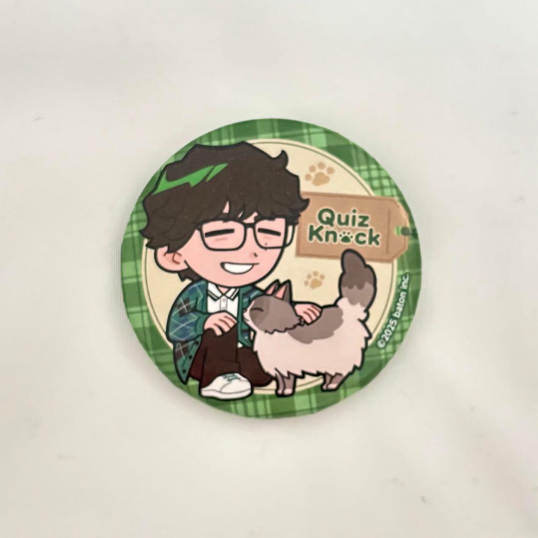 QuizKnock × まねきねこ 缶バッジ ふくらP - メルカリ