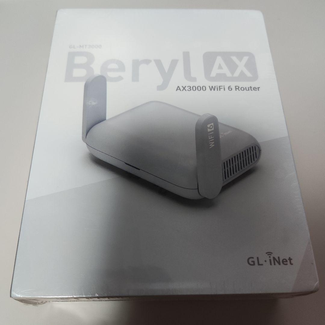 GL.iNet Beryl AX (GL-MT3000) WiFi 6ルーター GL iNet GL-MT3000 Beryl AX AX3000 Wifi 6 ルーター ユーザー マニュアル