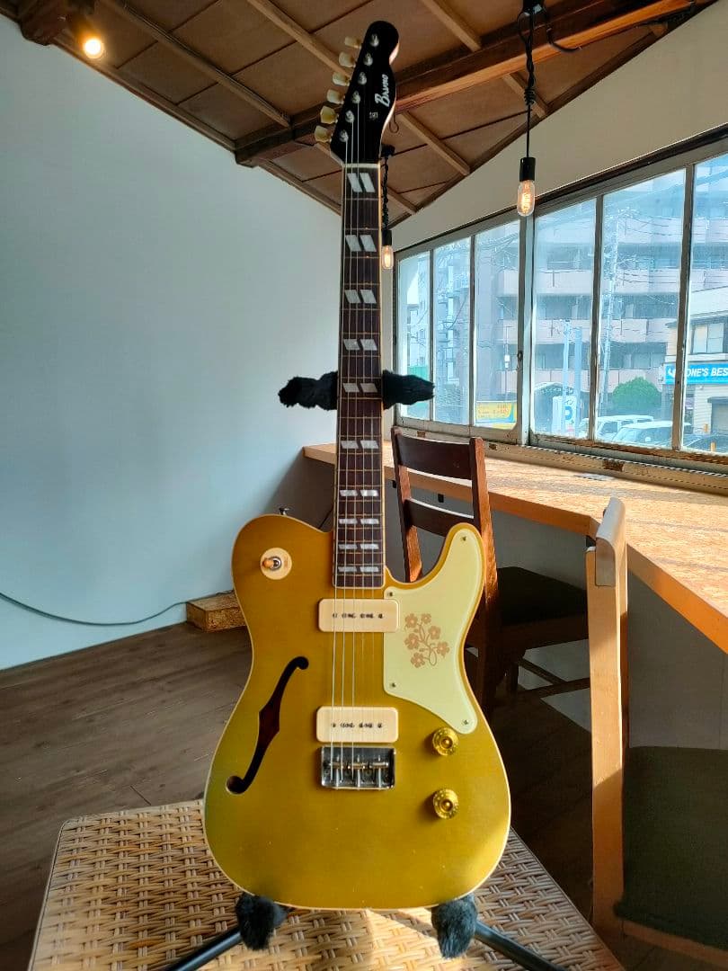 bruno guitars tn−295 goldtop