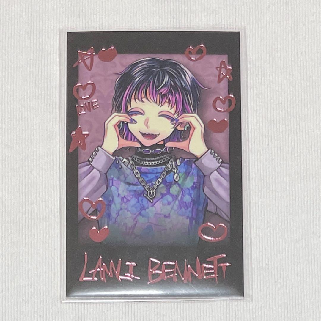 あくねこ 悪魔執事と黒い猫 ラムリ バレンタインチェキ風カード 箔押し