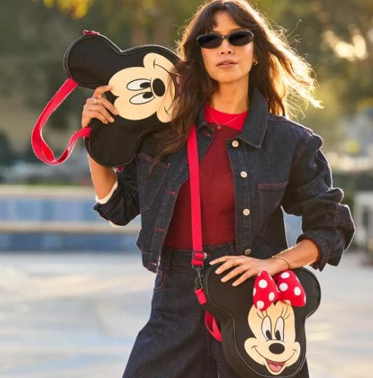 【新作】　ディズニー ミニー ビッグフェイス ミニトート ショルダーバッグ