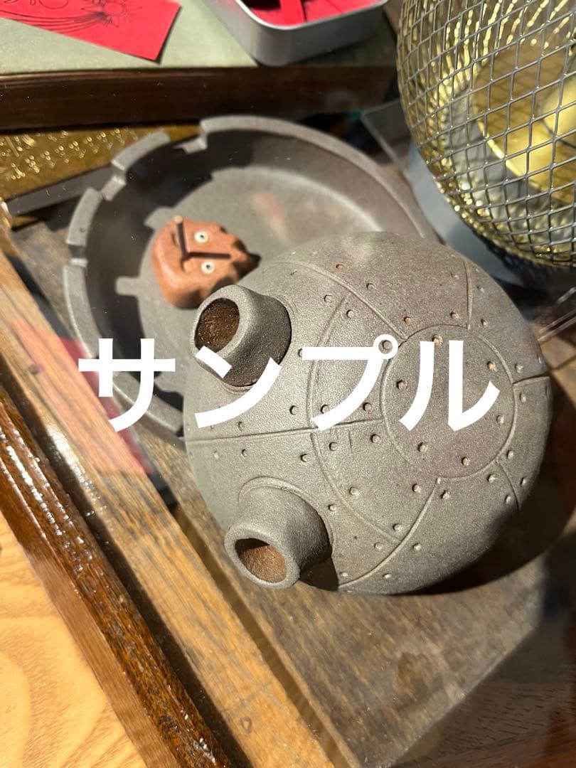 ジブリパーク 信楽焼 魔女の谷ハウルの動く城 砲台 お香立 蚊取り線香