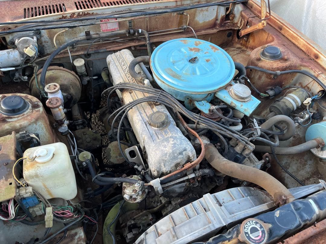 【A-12】日産 L型エンジン L20本体 キャブレター付き