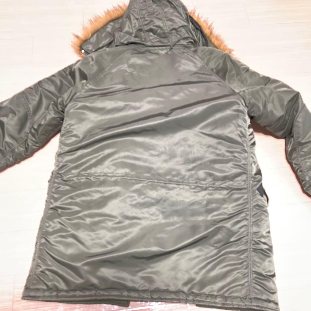 ミリタリージャケット L オリーブグリーン ファー付き - メルカリ