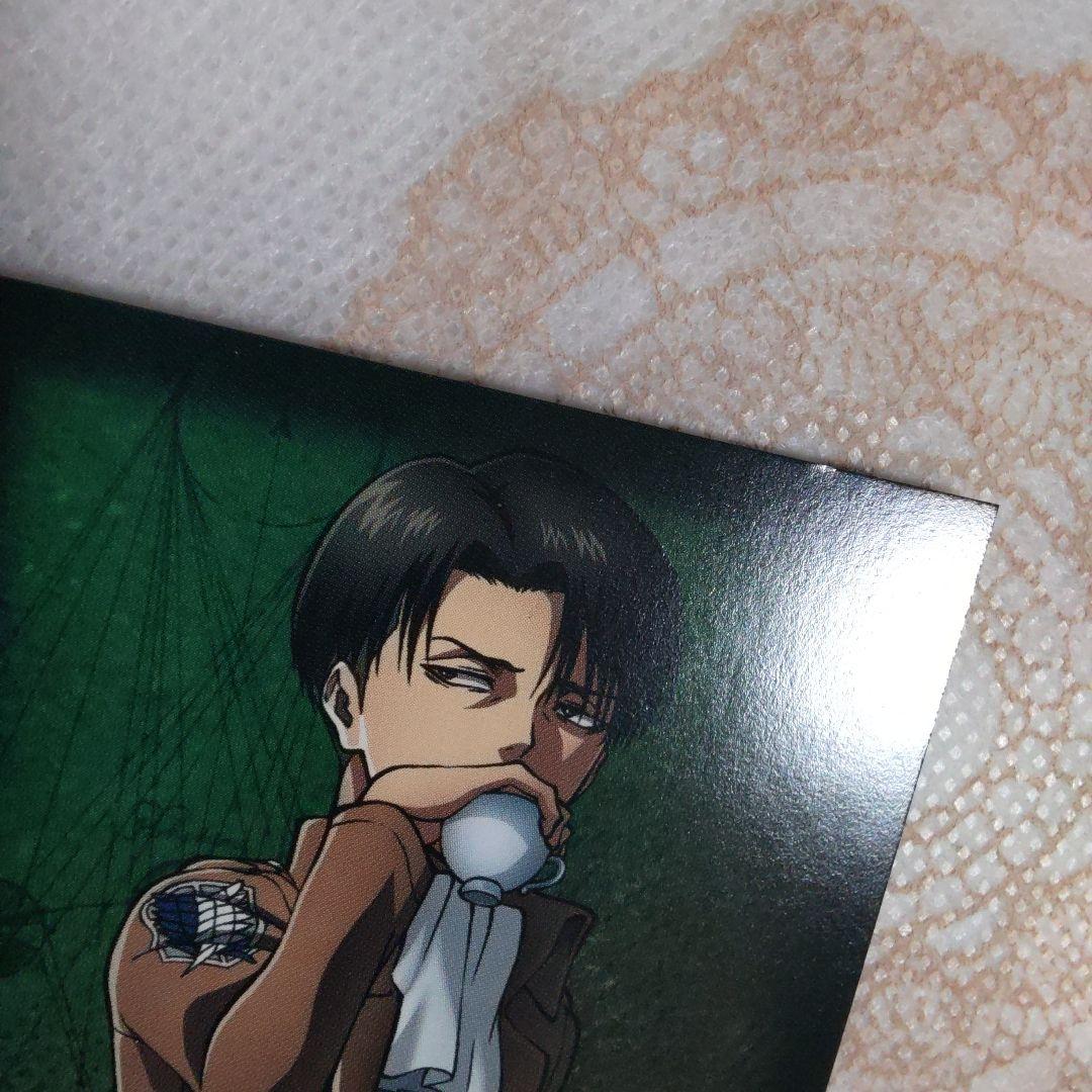 封入 進撃の巨人 リヴァイ カード 声くじ封入特典 ⚠️カードのみ