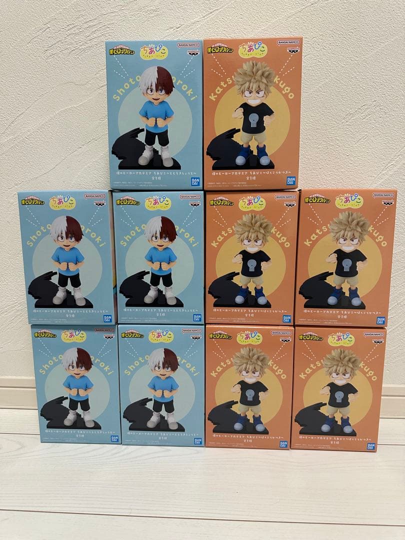 僕のヒーローアカデミア ちあぴこ 轟焦凍 爆豪勝己 フィギュア 10個セット