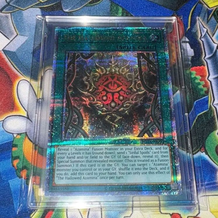 遊戯王 泰亜版 アジア英語版 聖なる薊花 アザミナ 25th シークレット