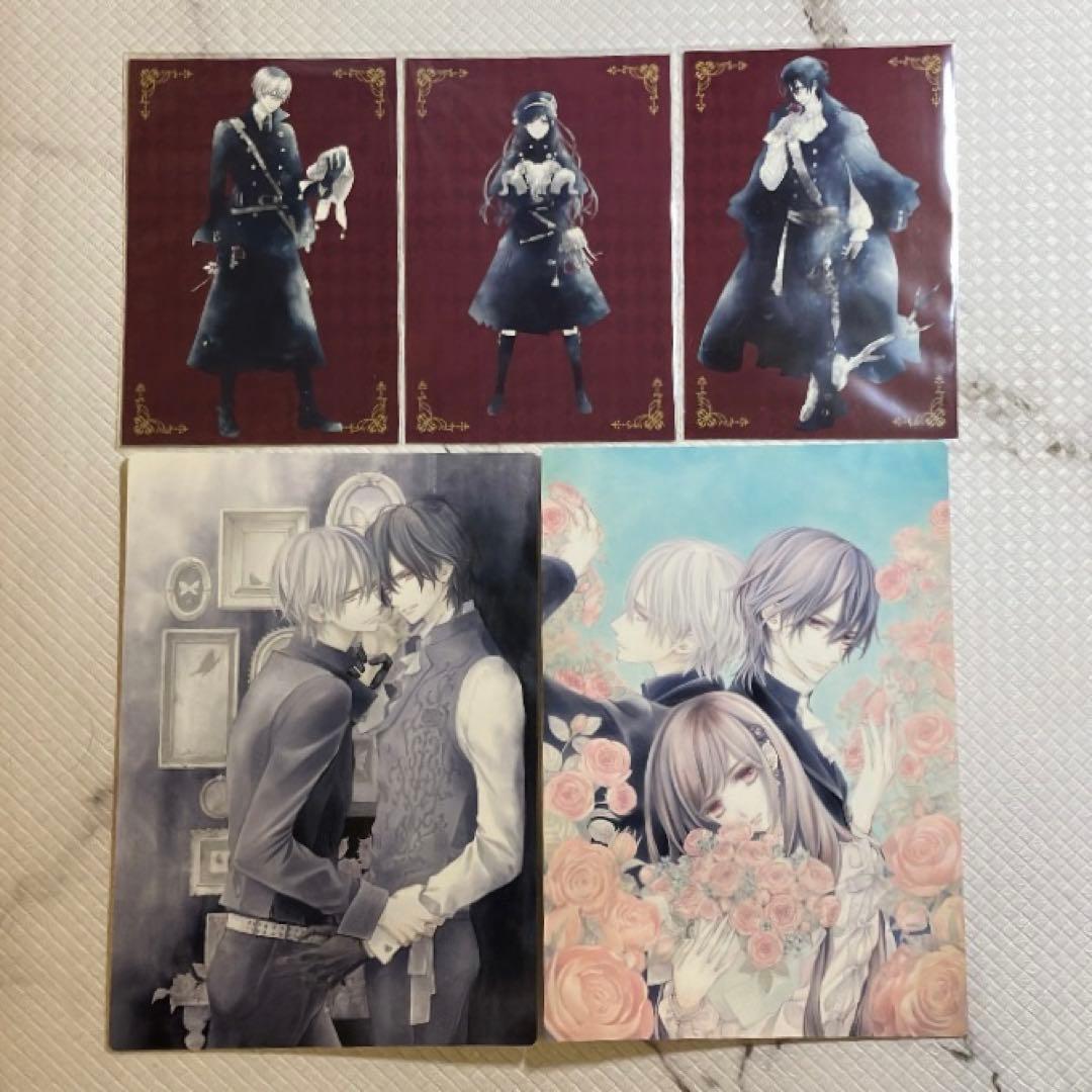 ヴァンパイア騎士 原画展 ポストカード A5ポスターカード 5枚セット