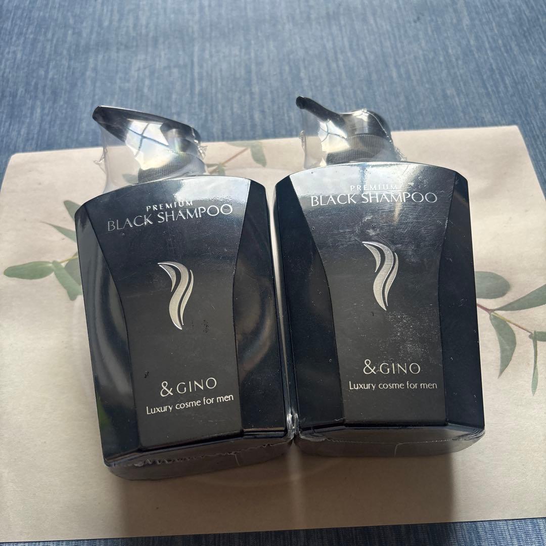 ＆GINO(アンドジーノ) プレミアムブラックシャンプー 2本