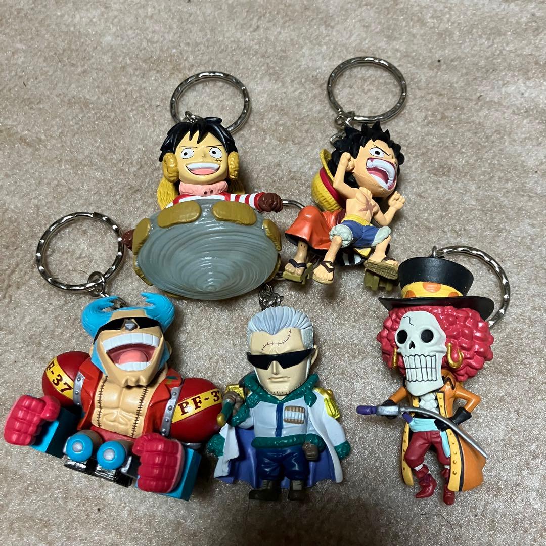 レア 貴重 ワンピース デフォルメフィギュアキーホルダー 5個セット