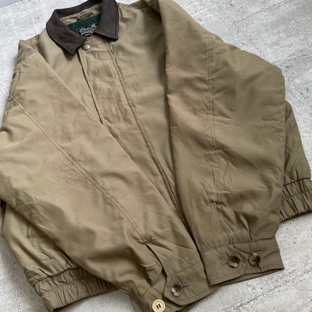 e*i様 エディーバウアー 襟レザー ブルゾン ヴィンテージ 🏈 ジャケト