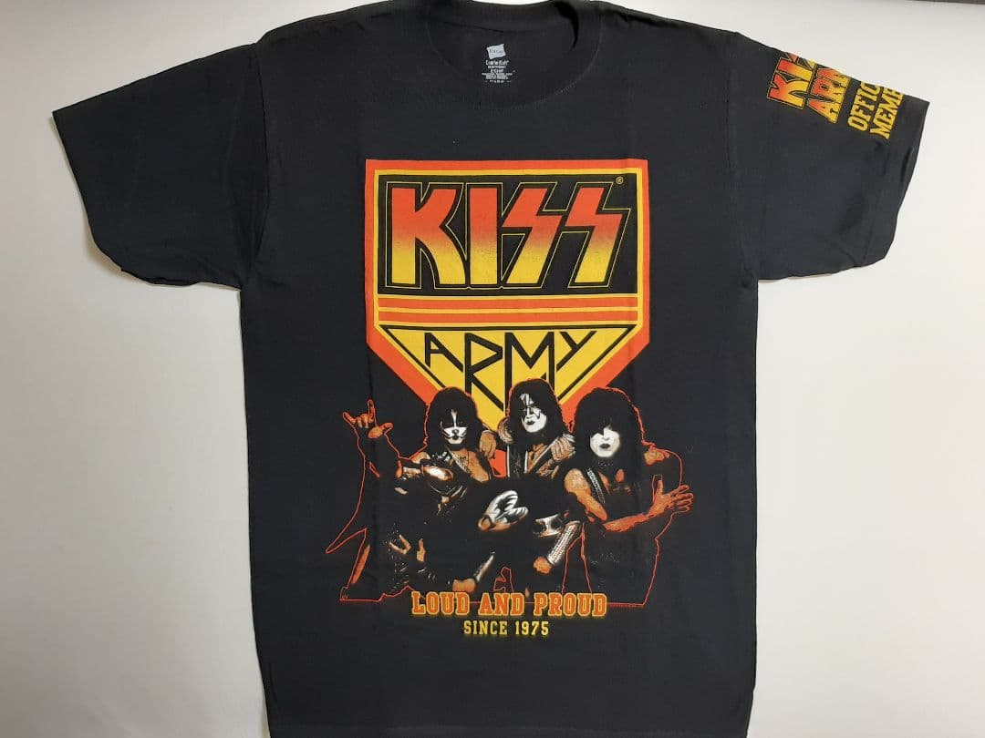KISS ARMY Tシャツ キッス Amazon | キッス KISS - KISS Army Tシャツ | Tシャツ・カットソー 通販