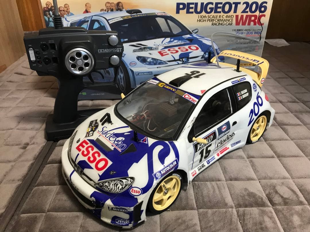 希少 電動RC タミヤ プジョー206 WRC TA03F-S ジャンク - メルカリ