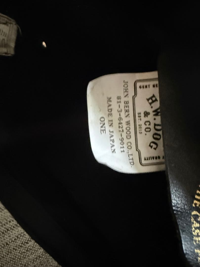 THE H.W.DOG&CO ウールトラッカーキャップ