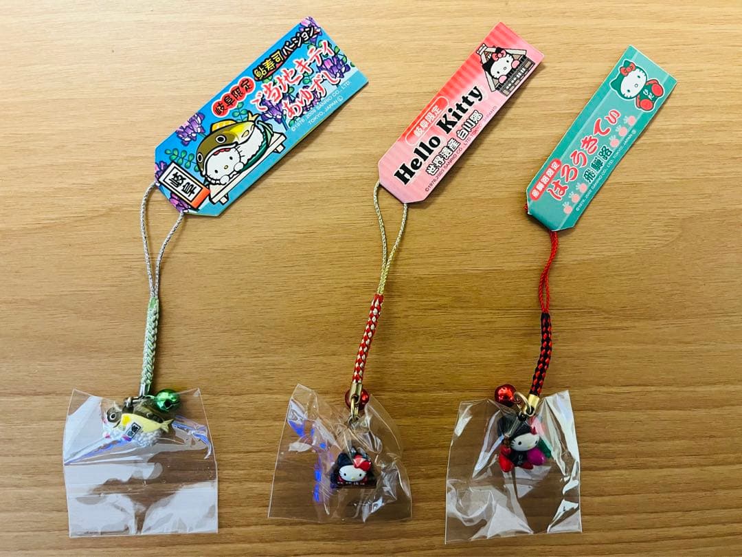 新品未使用/3個】ご当地キティ 岐阜限定ver.根付けストラップ - メルカリ