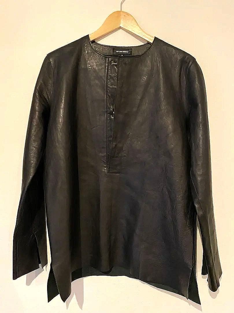 rip van winkle レザー プルオーバー ライダース ジャケット RIPVANWINKLE リップヴァンウィンクル - メンズ ライダースジャケット