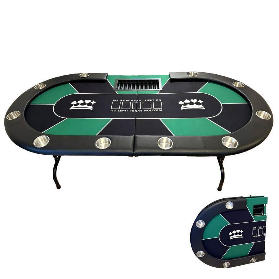 2656新品*ポーカーテーブル10人対応カジノ チップラック ドリンクホルダー Amazon.co.jp: TiltPlay ポーカーテーブル 折りたたみ 10人対応 家庭用