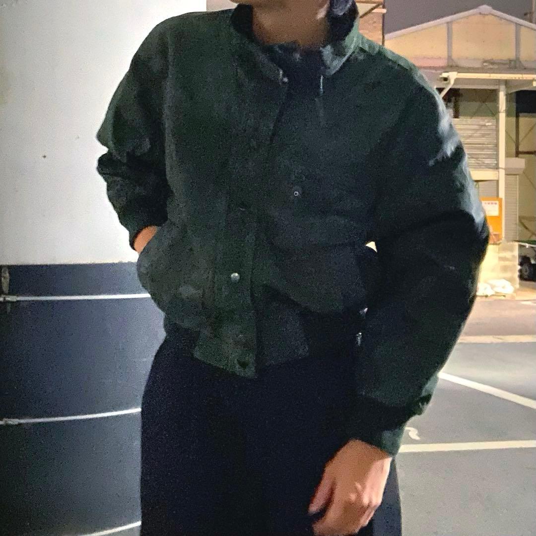 ジャケット・アウター 80s east west real leather jacket BQ43 ヴィンテージ風ビッグポケットレザージャケット[tu1443] | レディース