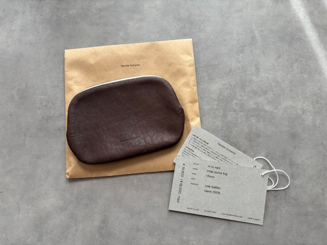 小物 henderscheme snap purse big Hender Scheme エンダースキーマ / snap purse big - HOEK