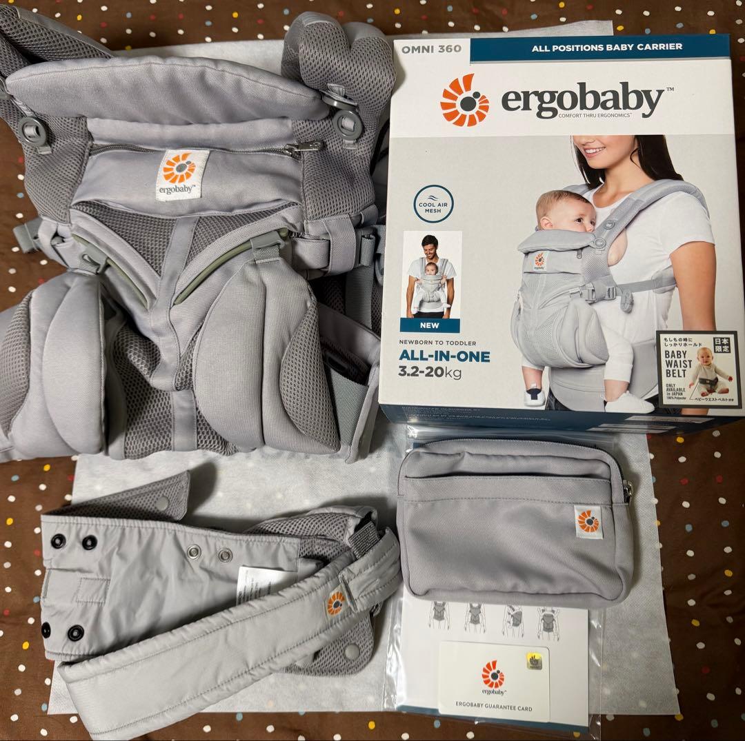 ergobaby OMNI 360 抱っこ紐 グレー - メルカリ