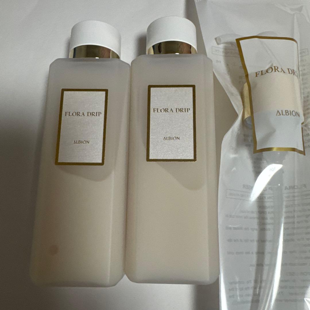 ALBION FLORA DRIP S 160ml ２本 マスク２点　おまとめ